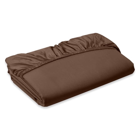 Elegant Comfort Hotel Luxury King Fitted Sheet Breathable Deep Pocket Microfiber Bedding Taupe