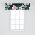 thumbnail image 2 of Floral Window Valance, Unopened Buds of Roses Lovers Flower Blossoming Spring Season Artwork, Curtain Valance for Kitchen Bedroom with Rod Pocket, 54" X 18", Laurel Green Pale Pink, by Ambesonne, 2 of 2