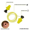 thumbnail image 5 of ULTRX™ Tethered Silicone Ear Plugs, 3 Pair Value Pack, Yellow, Adult, Unisex, 4118, Noise Protecting, 5 of 10
