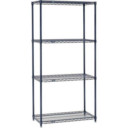 

Nexel 5 Tier Wire Shelving Starter Unit 24 W x 18 D x 74 H