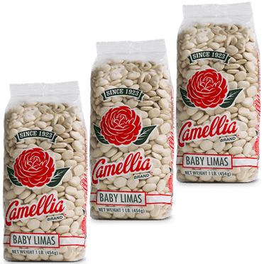 Camellia Brand Dry Baby Lima Beans 1lb - 3 pack