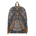 thumbnail image 3 of Large Boho Paisley Print Backpack, Durable School College Bookbag with Laptop Compartment Multiple Pockets, Perfect Gift for Women Teens, 3 of 5