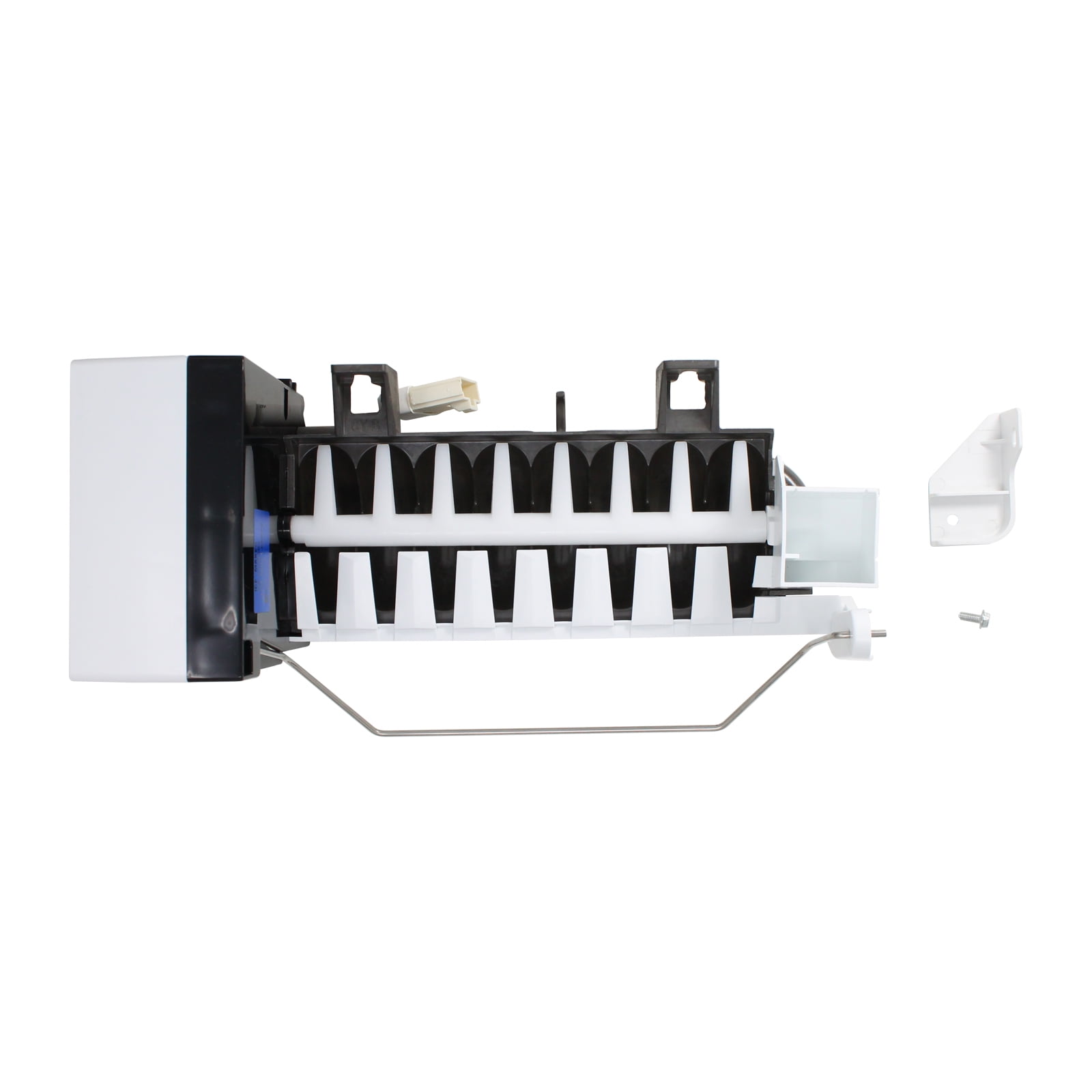 2198597 Refrigerator Ice Maker Assembly Replacement for Kenmore / Sears 106.58724802 - Compatible with W10190960 AP3182733 Icemaker