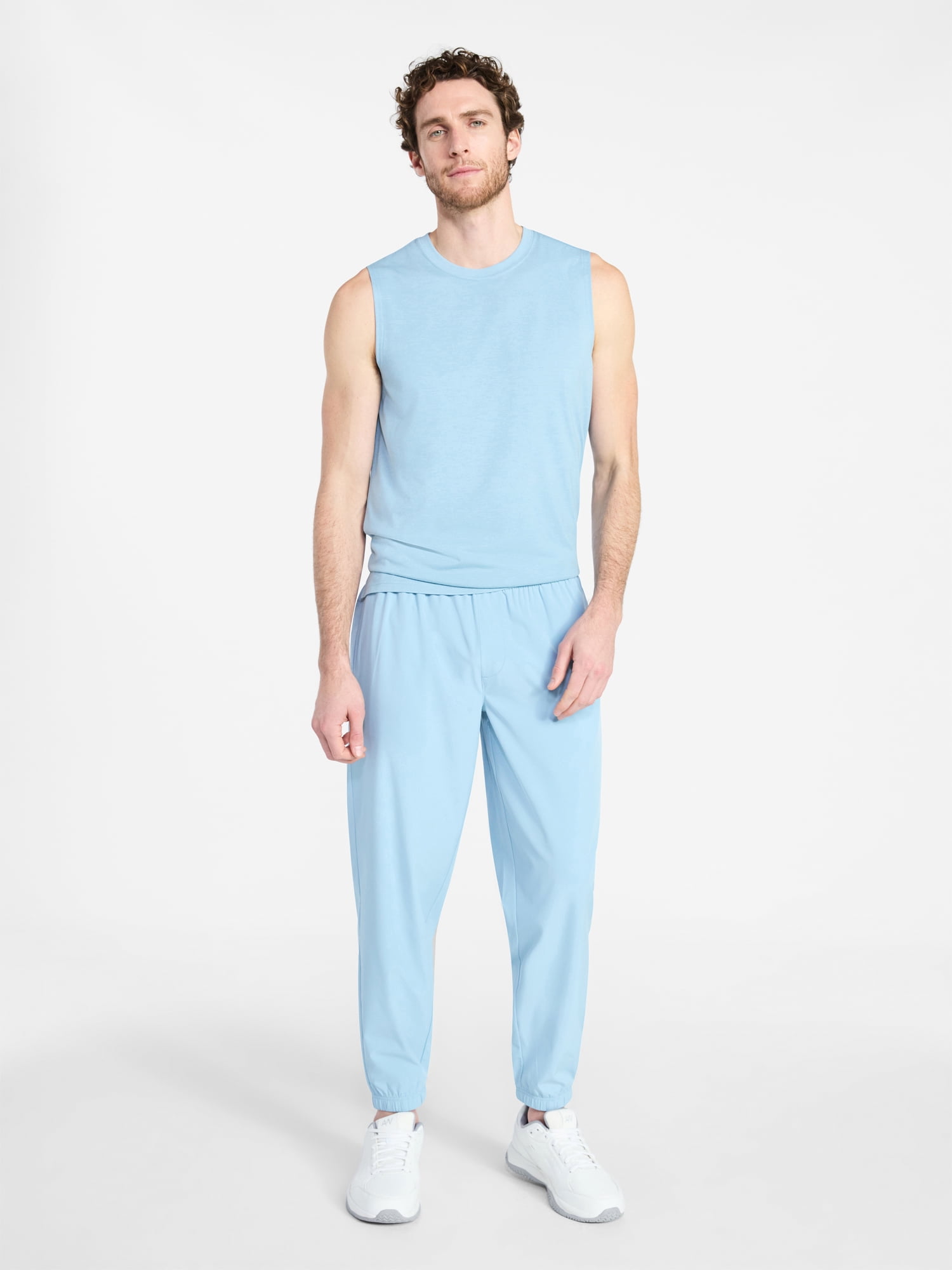 Athletic Works Men's and Men's Big & Tall Tri-Blend Muscle Tee, Sizes XS-4XLT