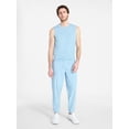 thumbnail image 3 of Athletic Works Men's and Men's Big & Tall Tri-Blend Muscle Tee, Sizes XS-4XLT, 3 of 5