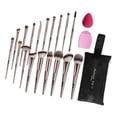thumbnail image 4 of Brochas de Maquillaje Yinane 18 Piezas Kabuki Bolsa Puff de Calabaza, 4 of 8