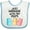 White and Blue, variant on Inktastic Easter Just Hangin' with My Peeps Boys or Girls Baby Bib