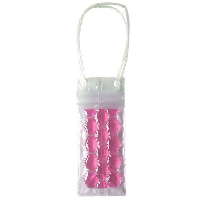 Youkk Sac de Congélation pour Bouteille de Vin Sac Réfrigérant Refroidisseur Sac à Glace Support de Gel Rafraîchissant pour Bière Pochette de Transport Seaux Support