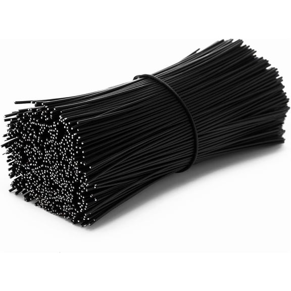 500pcs Plastic Twist Ties for Bags,4.7 Inch Cable Bread Ties Reusable Plant Wire Twist Tiesfor Household and Office Use
