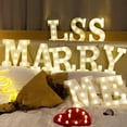thumbnail image 3 of Letras Iluminadas LED VITI Blancas para Decoración de Pared y Evento, 3 of 7