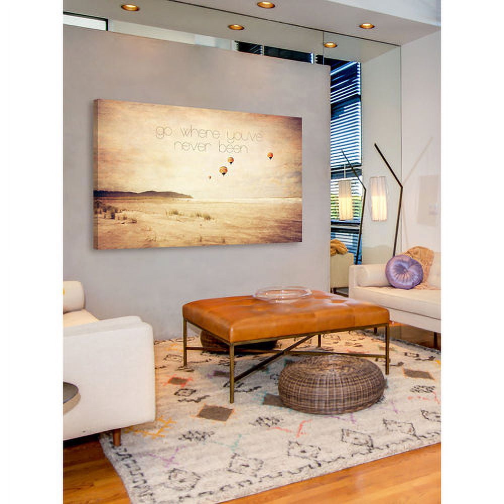 Marmont Hill "Go Where You've Never Been" Sylvia Cook Painting Print on Canvas