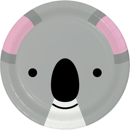 Koala Dessert Plates, 24 Count for 24 Guests