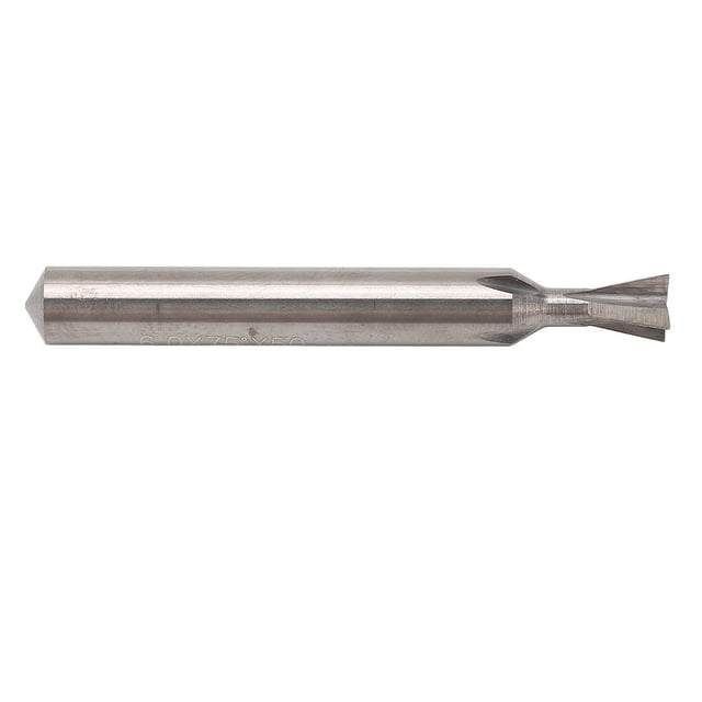 Dovetail Router Bit, 4 Flutes Universal Wear Resistance Dovetail Bit 2in Long 6mm Dia Shank Carbide For Woodworking 45°,60°,65°,75°,80°