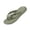 Green, variant on Women Letter Printed Vertical Rib Thong Flip Flops Thick Cushioned EVA Plus Size Non Slip Waterproof Indoor Outdoor Beach Summer Casual Slippers
