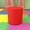 Red, variant on Emma + Oliver 18"H Soft Seating Flexible Circle for Classrooms and Common Spaces - Green