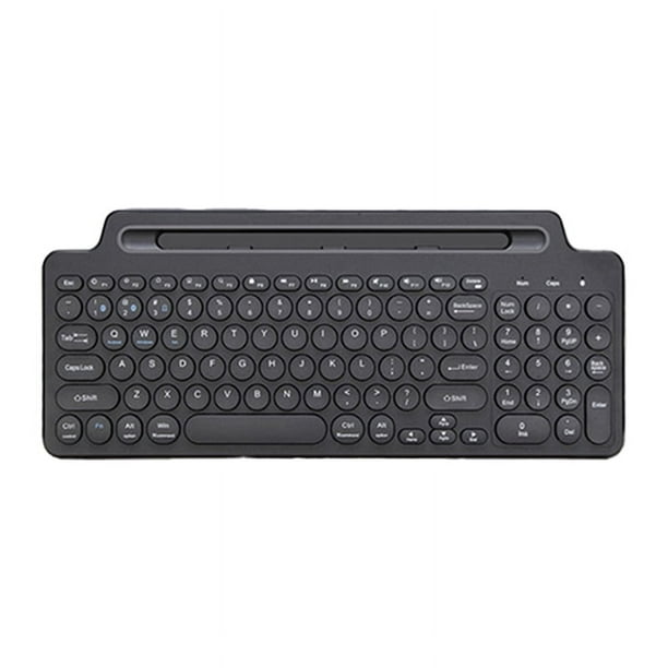 2,4G Teclado Bluetooth Inalámbrico con Tablet/Soporte para Teléfono Teclado Touchpad Portátil para Tablet PC Accesorios para Juegos B