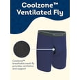thumbnail image 2 of Calzoncillos Fruit of the Loom Coolzone para hombre, paquete de 7, color negro, 2 of 2