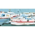 thumbnail image 3 of Caroline, Emma 24x14 Black Modern Framed Museum Art Print Titled - Bright Boats I, 3 of 5