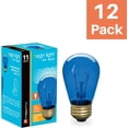 thumbnail image 2 of xianyou-Incandescent S14 Edison Light Bulb, String Light Replacement, E26 Medium Base, 130V, Blue (12 Pack), 2 of 4