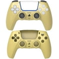 thumbnail image 1 of Replacement Shell for PS5, DIY Replacement Controller Housing Shell Case Set Front and Back Cover for Playstation 5 Dualsense Controllers (Gold)(Golden), 1 of 7