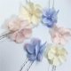 thumbnail image 4 of 6 piezas mujeres colores fiesta de baile boda nupcial flor horquillas Macarena Pin de pelo de novia, 4 of 8