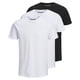 thumbnail image 1 of Jack & Jones Camiseta de Hombre, paquete de 3 - JJEORGANIC BASIC TEE O-NECK, manga corta, algodón orgánico Blanco/Negro XL (X-Large), 1 of 3