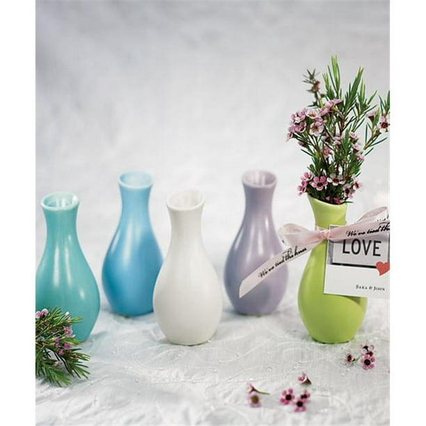 Weddingstar 2019-08 Mini Décorateur Faveur Vases- Glace Blanche