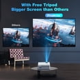 thumbnail image 4 of Proyector PANSEBA Native 1080P 5G WiFi Bluetooth 4K 300", 4 of 8