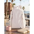 thumbnail image 5 of Gustave Nylon Backpack Purse for Women Multi-Pocket Lightweight 14" Laptop Travel Backpack Casual Daypack for Daily Work College(White), 5 of 8