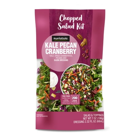 Marketside Kale Pecan Cranberry Chopped Salad Kit, 9.32