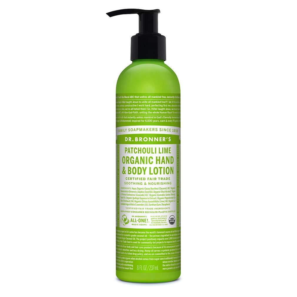 Dr. Bronner's Organic Lotion (8 Ounce) Body Lotion and Moisturizer