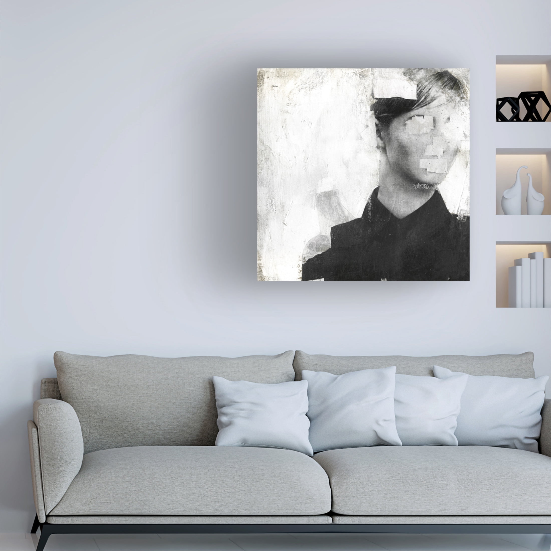 Trademark Fine Art Famous When Dead Faceless 01 Canvas Wall Art