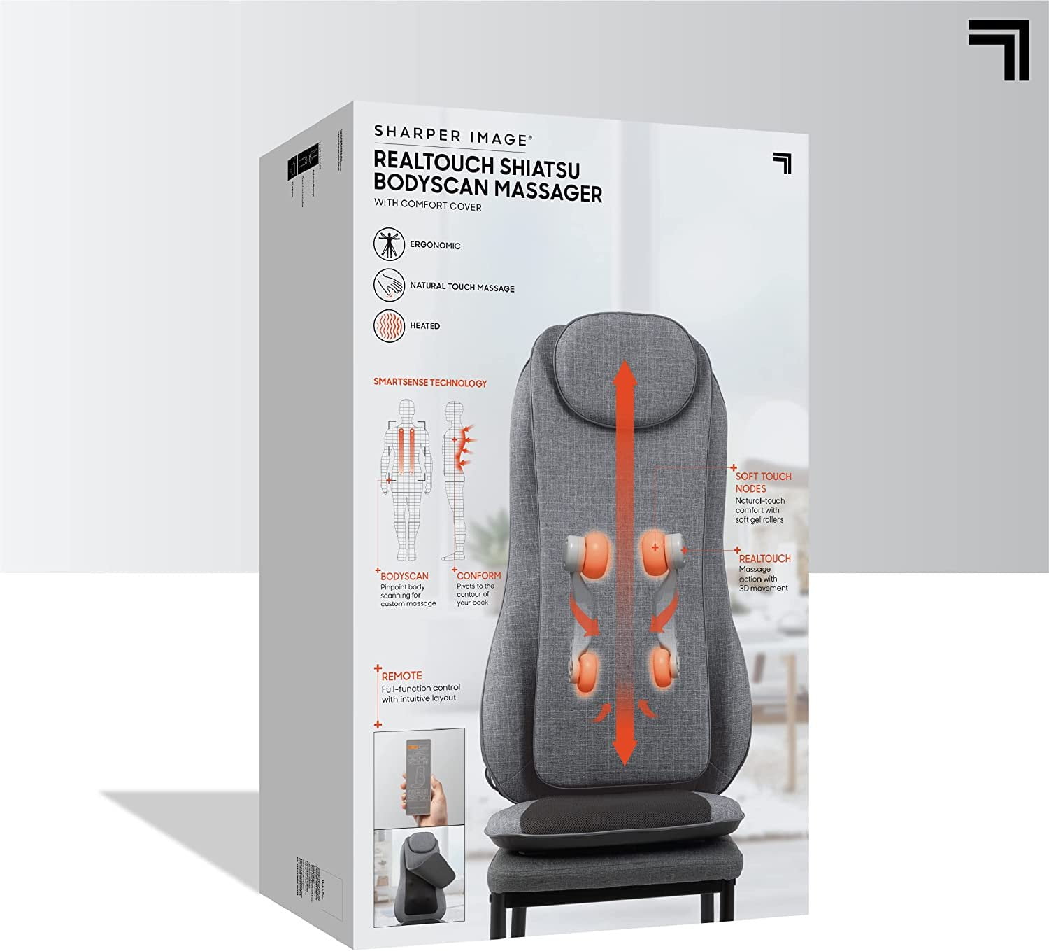 Sharper Image RealTouch Shiatsu Neck and BackMassager 