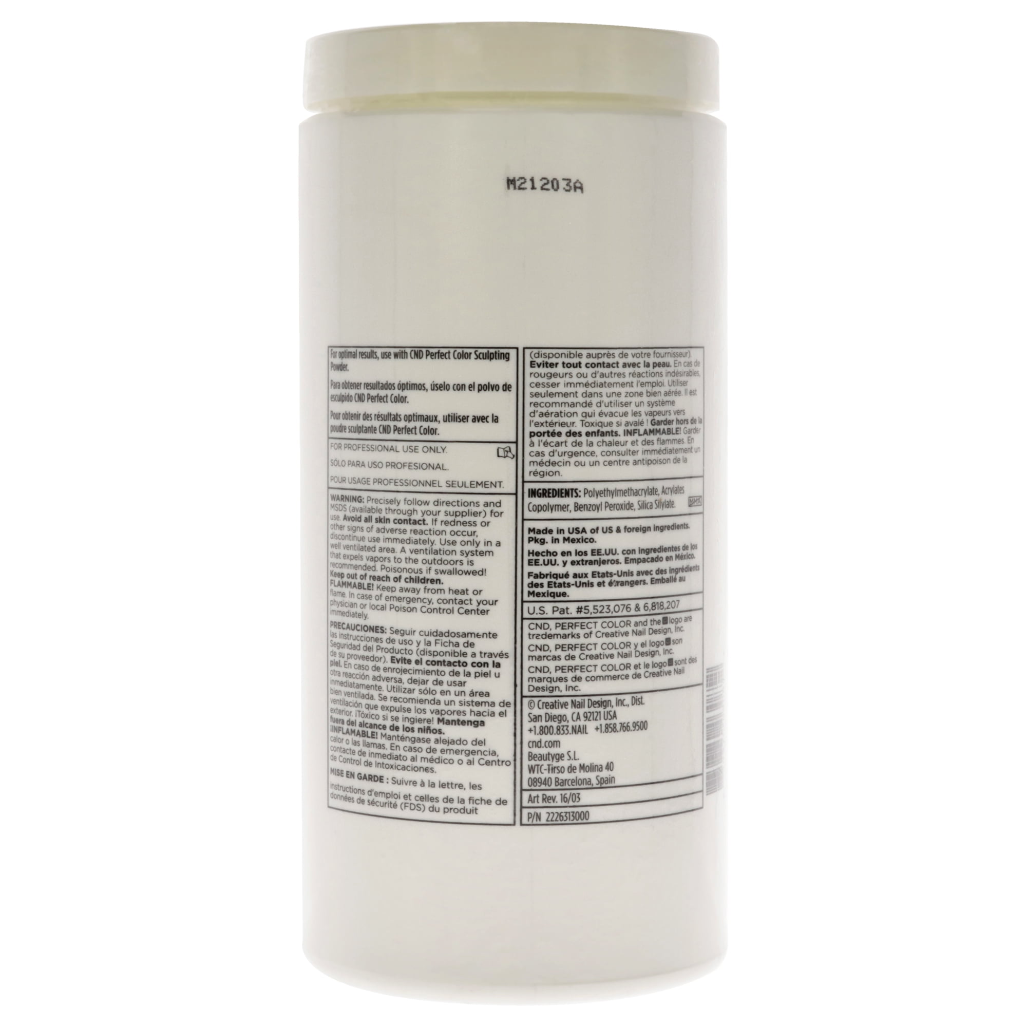 Perfect Color Sculpting Powder - Clear by CND for Women - 32 oz Powder