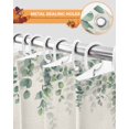 thumbnail image 4 of Shower Curtain, Farm Thanksgiving Pumpkins Eucalyptus Leaf Waterproof Shower Curtain Set with Hooks for Bathroom Showers,Stalls and Bathtubs,36x72In Retro Burlap, 4 of 7