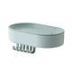 thumbnail image 2 of Yuarrent Jabonera de baño, soporte de caja de jabón de baño montado en la pared con gancho, almacenamiento de esponja Juegos de accesorios de baño, 2 of 6
