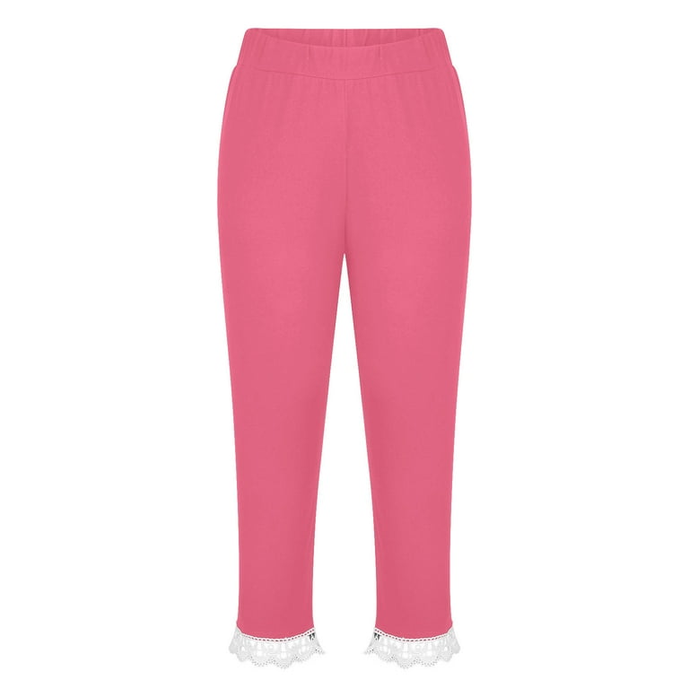 cfhntfmh Baby Girls Leggings Soft Stretchy High Waisted Capri