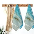 thumbnail image 6 of Nawy Beach Waves Blue Sky Clouds Nature Towels 2-Pack Ultrafine Fiber Kitchen Towels 27.5x16in 27.5*16in, 6 of 6