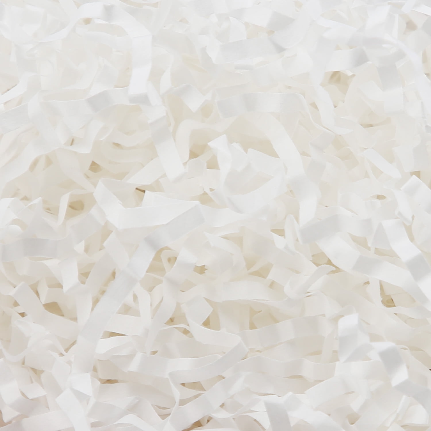 0.5 LB Crinkle Cut Paper Shred Filler, White Shredded Paper for Gift
