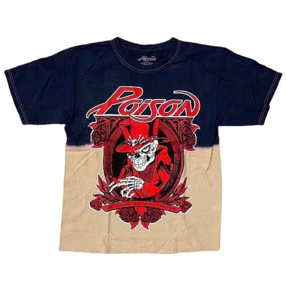 Poison "In Poison We Trust" Men's Band Short Sleeve T-Shirt (3XL)