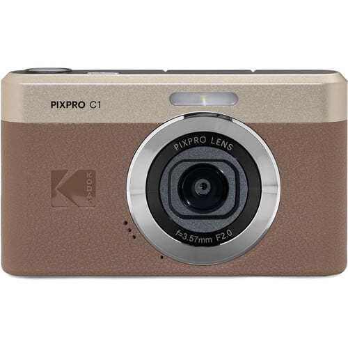 Kodak PIXPRO C1 Compact Digital Camera Brown + 32GB Memory Card +