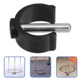thumbnail image 3 of MOVTOTOP Durable Plastic and Iron Floor Mat Clips with Nonslip Rubber Tips for Home 4 Pieces Fits 25mm 28mm, 3 of 7