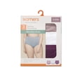 thumbnail image 4 of Warners® Blissful Benefits Women's Tummy-Smoothing Comfort High Waist Microfiber 3-Pack Brief S-3XL, 4 of 5