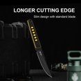 thumbnail image 3 of Kizer Fixed Blade Knife Kwaiken, Nitro-V Steel Black & Yellow G10 Handle Pocket Tactical Knives, 1066A3, 3 of 9