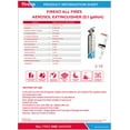 thumbnail image 6 of Firexo ALL FIRES Fire Extinguisher - Small Multi-Purpose Portable Aerosol Extinguisher, 6 of 6