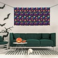 thumbnail image 2 of Lsque mushroom rainbow color Skull Pattern Party Banner, Festive Banner , Holiday Celebrations and Events for Carnival Birthday Party Festival Decorations-Small, 2 of 8