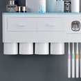 thumbnail image 5 of Soporte magnético para cepillos de dientes Jadeshay estante de almacenamiento automático invertido A, 5 of 5