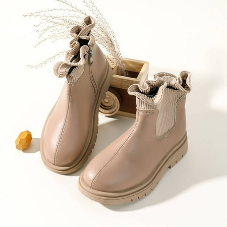 

Toddler Kids Girl s Artificial Raw Chelsea Boots