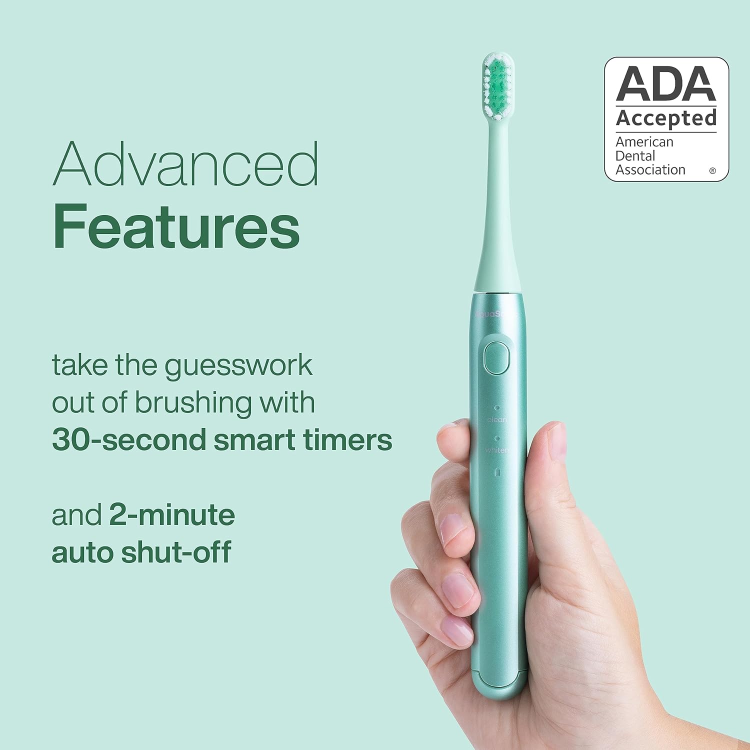 AquaSonic Icon Slim Electric Toothbrush photo 6