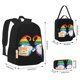 thumbnail image 2 of Fotbe Happy Pride Gnome Set Escolar 3 en 1 para Niños - Mochila Duradera con Lonchera Aislante y Estuche para Lápices - Mochila Escolar para Niños y Niñas, 2 of 7